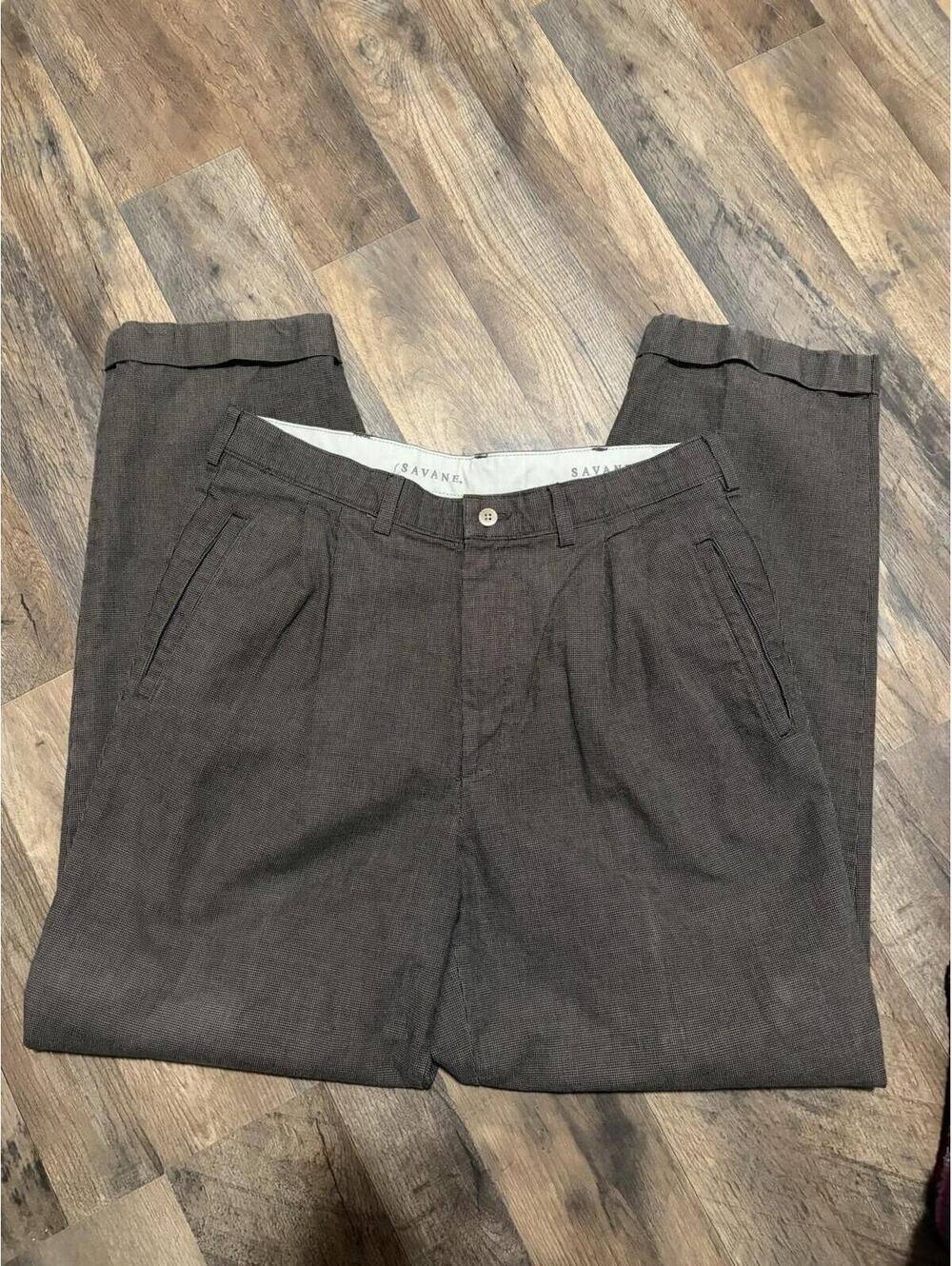 Savane Brown Dress Pants 34x34